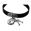 Leather Choker with Padlock
