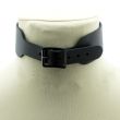 Leather Choker With A Heart (3.5cm)