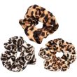 Leopard Print XL Scrunchies - Assorted Colours (12cm)