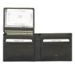 Mens RFID Woodbridge Genuine Leather Wallet 9 Card Slots - Black