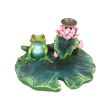 Lily Pad Nature's Grace Backflow Incense Burner