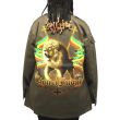 Wholesale Lion Of Judah Buttoned Shirt Jacket - Army Green 