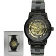 Longbo Men's Automatic Watch with Metal Bracelet - Metal Gun D1