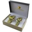 Luis Cardini His & Her Watch Gift Set - Gold (2508)