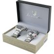 Luis Cardini His & Her Watch Gift Set - Silver (2510)