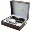 Luis Cardini Men's Gift Set (Watch , Sunglass & Pens)