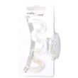 Clear Iridescent Wavy Hair Clamp - 9cm