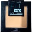 Maybelline Fit Me Matte + Poreless Pressed Powder- 250 Sun Beige (9g)