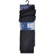 Men's  Black Plain Socks (3 Pair Pack)