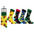 Wholesale Men's Assorted Funky Fruit Design Socks(UK 6-11)