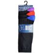 Men's Black Coloured Toe & Heel Socks (3 Pair Pack) - Asst
