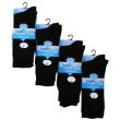 Men's Cotton Rich Plain Socks (3 Pair Pack) - Black