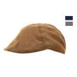 Men's Cord Flat Caps With H Metal Initial