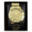 Wholesale Men's NY London Metal Bracelet Watch - Gold