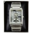 Wholesale Men's NY London Rectangular Watch - Silver