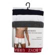 Wholesale Men's Plain Cotton Rich Boxer Shorts (3 Pack) - Asst. 