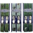 Men's Printed 35mm Braces - Fishing Design Assorted