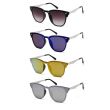 Ladies Round Sports Sunglasses With Pouch - Assorted