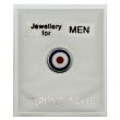 Men's Sterling Silver Round Stud- Multicolour