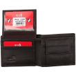 Men's Bifold RFID Leather Wallet - Brown 