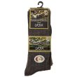 Men's Lambs Wool Blend Lycra Socks (3 Pair Pack) - Asst