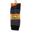Men's Lambs Wool Socks - Fresh Feel (3 Pair Pack) - Asst