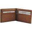 Men’s Leather RFID Euroborse Bifold Wallet – Tan