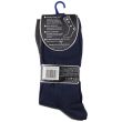 Men's Plain Cotton Blend Socks - Gentle Grip (3 Pair Pack) - Asst 