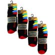 Men's Wool Blend Work Socks (3 Pair Pack) - Asst