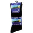 Mens 'Light Hold' Non Elastic Therapeutic Socks - Black