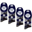 Men's Argyle Gentle Grip Cotton Blend Ankle Socks (3 Pack) - Black/Navy/Charcoal
