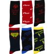 Men's Cotton Rich Super Dad and Football Legend Dad Design Socks (3 Pack) - Asst