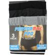 Men's Plain Cotton Rich Boxers (3 Pack) -Assorted Colours (Medium - 33-35")