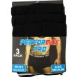 Men's Plain Cotton Rich Boxers (3 Pack) -Black (X-Large - 39-41")