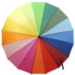 Mens Rainbow Design Walking Umbrella