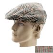 Men's Tweed Design Flat Cap - Assorted Colours & Sizes