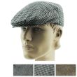 Mens Tweed Design Flat Caps