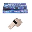 Wholesale Metal Whistles Plain Silver