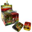 Metal Premium Stash Tins Smoke Island Design - Assorted (11x8cm)