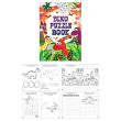 Kids Dinosaur Activity Puzzle Books for Travel and Favour Bags (10.5x14.5cm)