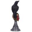 Mini Raven Figurine 17cm - Perched Prophecy 