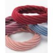 Molly & Rose Textured Autumn Mix Elastics (Pack of 4) - Asst 