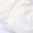 Molly & Rose White 100% Cotton Broderie Anglaise Fabric Scrunchie 