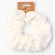 Wholesale Molly & Rose White 100% Cotton Broderie Anglaise Fabric Scrunchie 