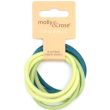 Molly & Rose Organic Cotton Elastics - Green Assortment (4.5cm)
