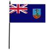 Montserrat Hand Flag - 12" x 18"