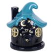 Moonwave Cottage Ceramic Incense Cone Holder - 13cm