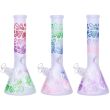 Mushroom Design Glass Waterpipe - Assorted (12.5inch)