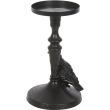 Mystic Raven Resin Pillar Candle Holder – 16.5cm