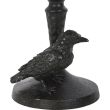 Mystic Raven Resin Pillar Candle Holder – 16.5cm